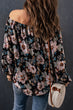 Floral Off-Shoulder Balloon Sleeve Blouse