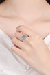 Square Moissanite Ring