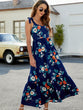 Floral Tie-Shoulder Sleeveless Dress