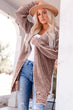 Heathered Open Front Longline Cardigan