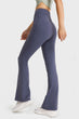 Elastic Waist Flare Yoga Pants